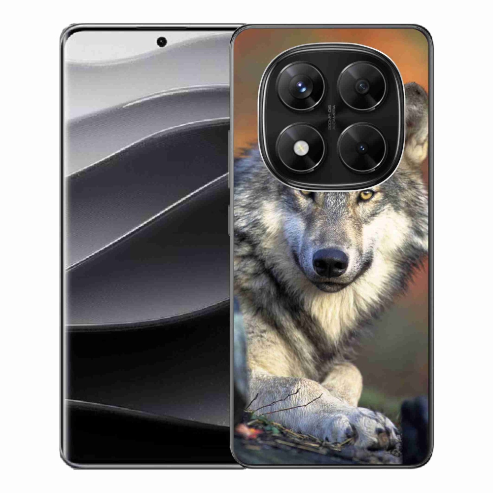 Gél borítás mmCase a Xiaomi Redmi Note 14 Pro 5G/Poco X7 5G számára - farkas
