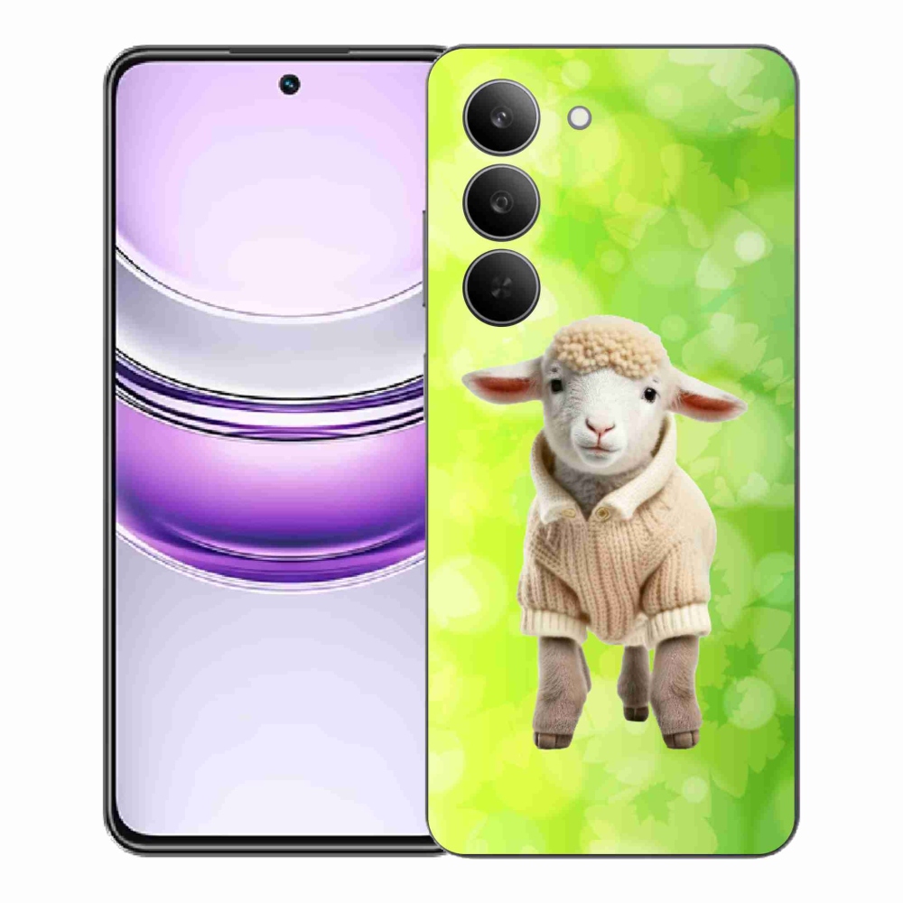 Gél borítás mmCase a Realme 14x 5G készülékhez - bárány pulóverben