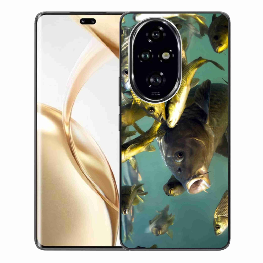 Gél tok mmCase a Honor 200 Pro 5G számára - halak iskolája