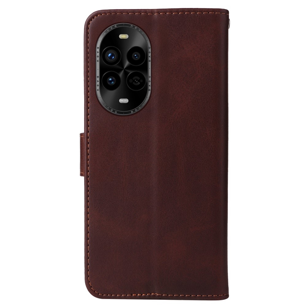 Könyvtáska a Huawei Nova 13 Pro 5G-hez - barna színű