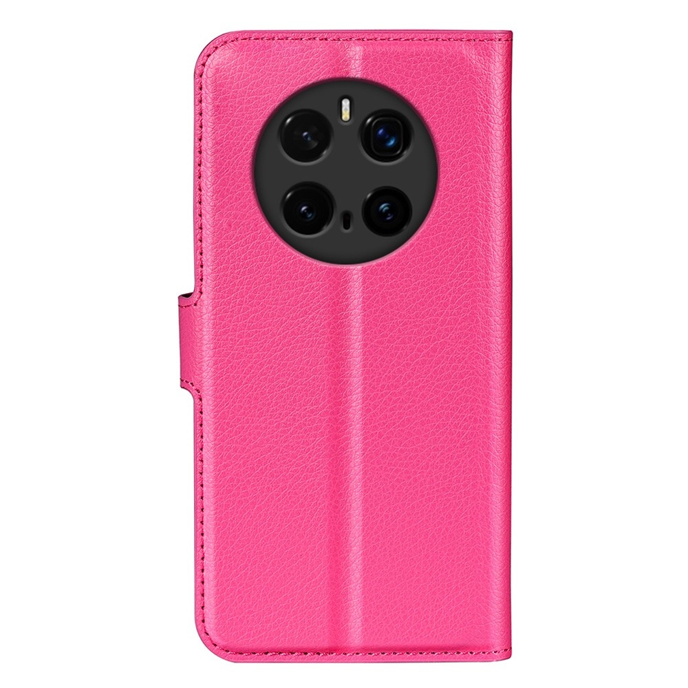 Litchi könyv tok a Honor Magic 7 Pro 5G-hez - rózsaszínű