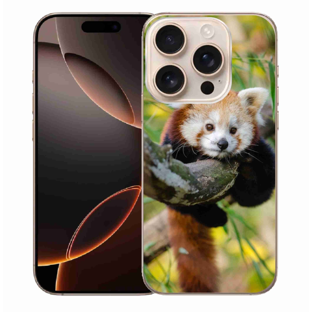 Gél védőburkolat mmCase iPhone 16 Pro Max készülékhez - pandavörös