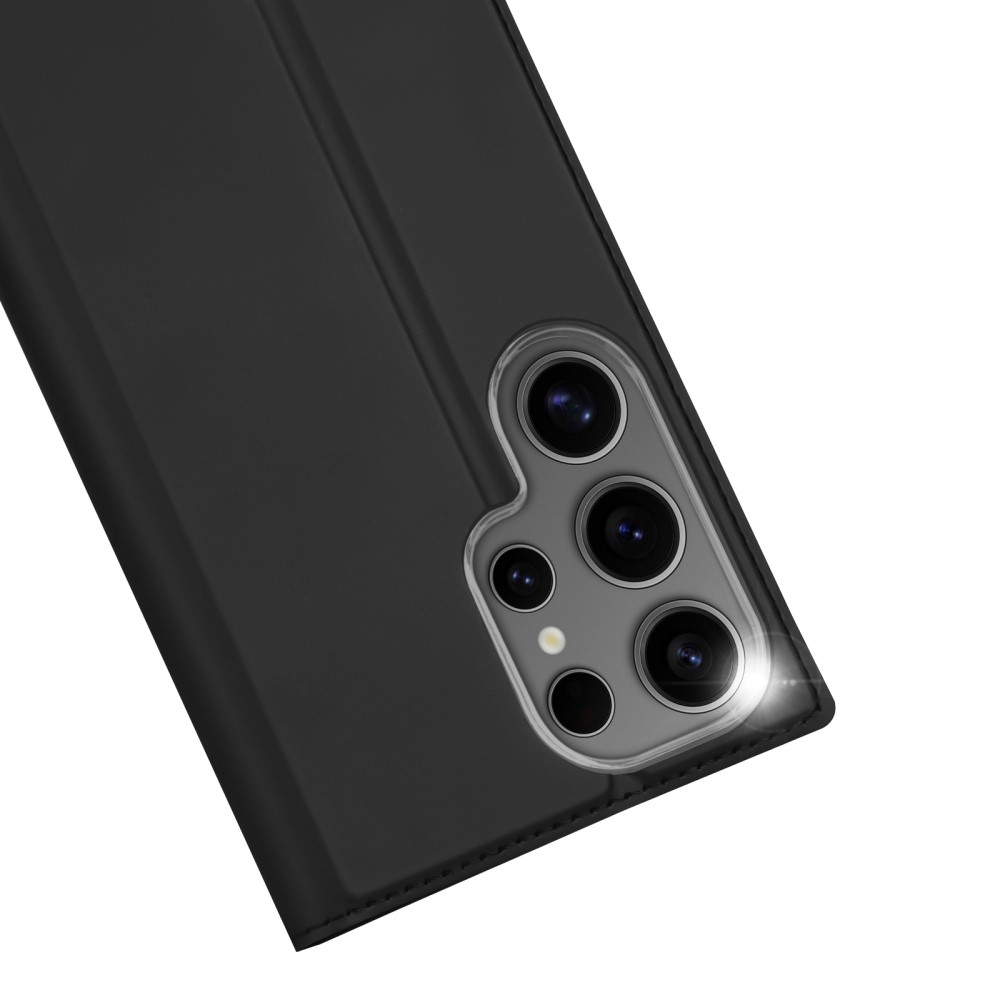 DUX könyvtáska Samsung Galaxy S25 Ultra készülékhez - fekete