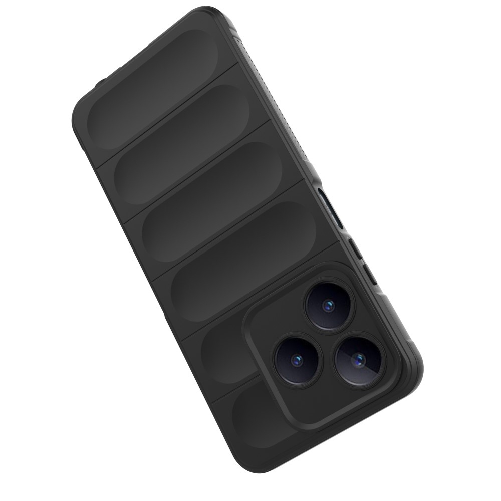 Rugg tartós zselés tok a Realme C63-hoz - fekete