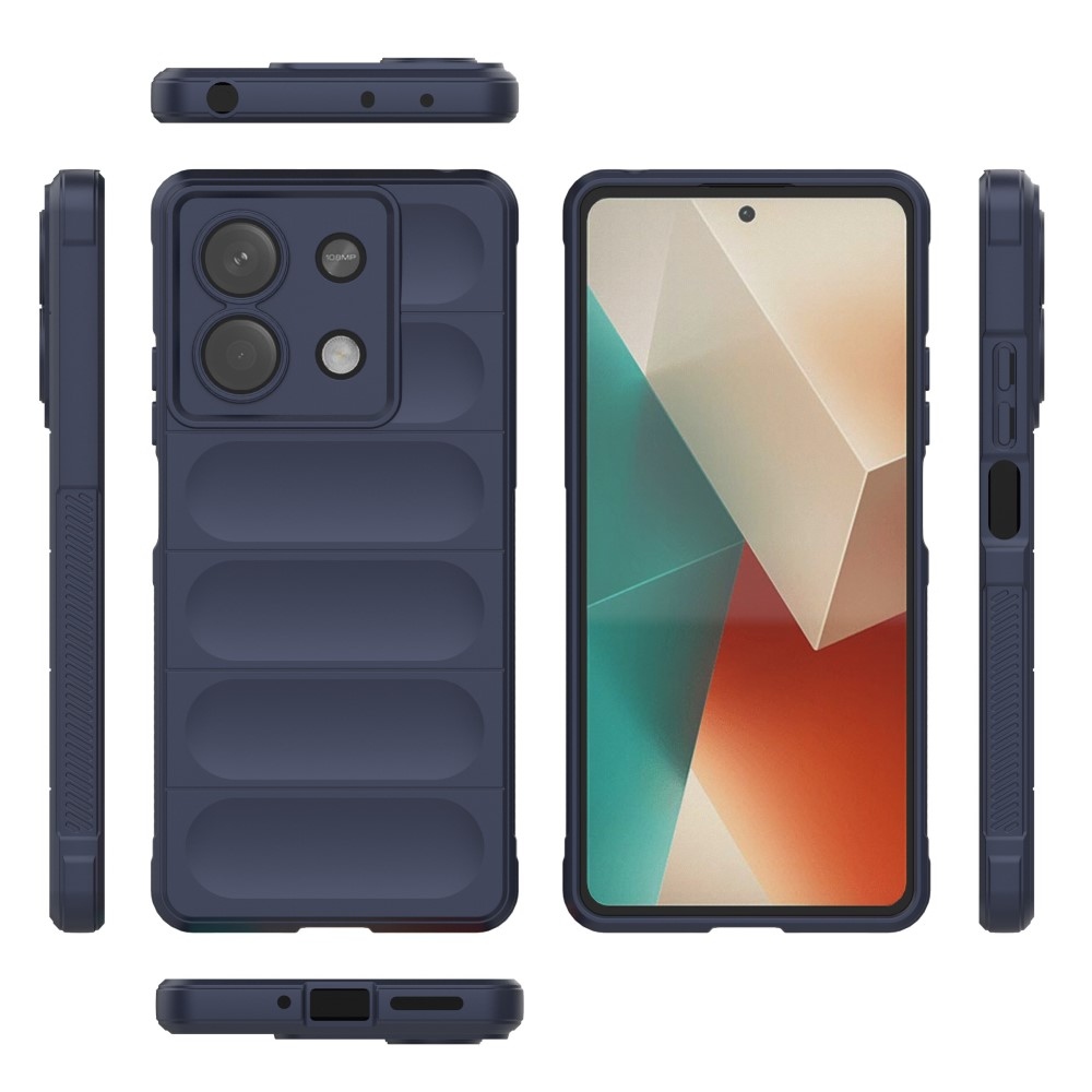 Rugg tartós zselés tok Xiaomi Redmi Note 13 5G - sötétkék