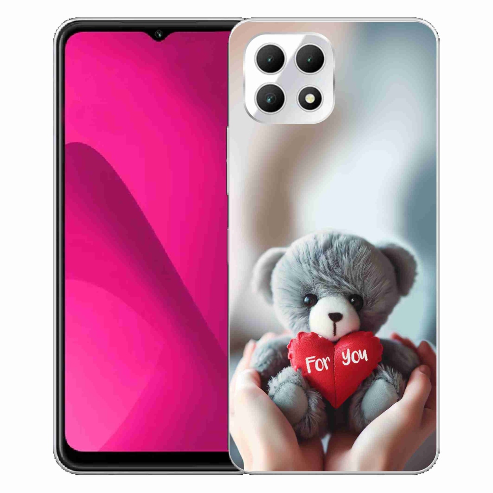 Zselés borítás mmCase a T-Mobile T Phone 2 készülékhez - mackó a szerelmesek számára