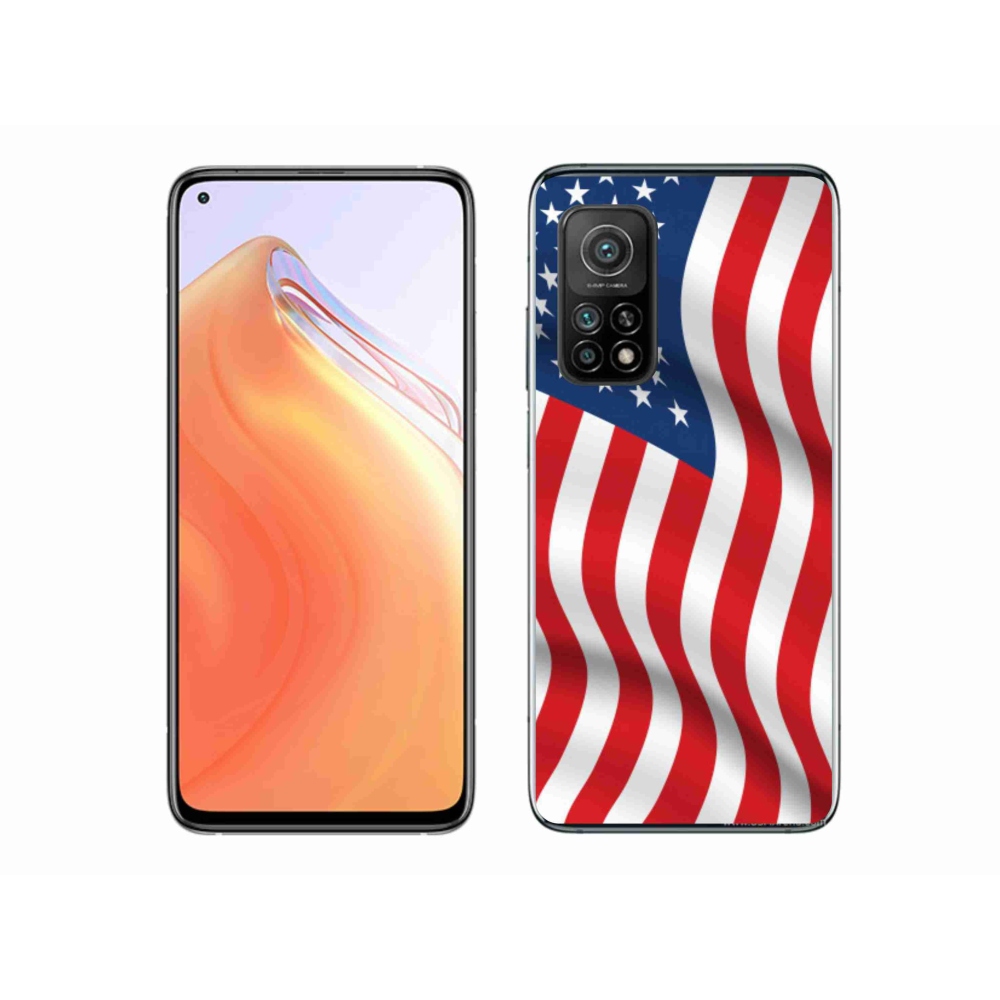 Gél borítás mmCase a Xiaomi Mi 10T 5G számára - amerikai zászló