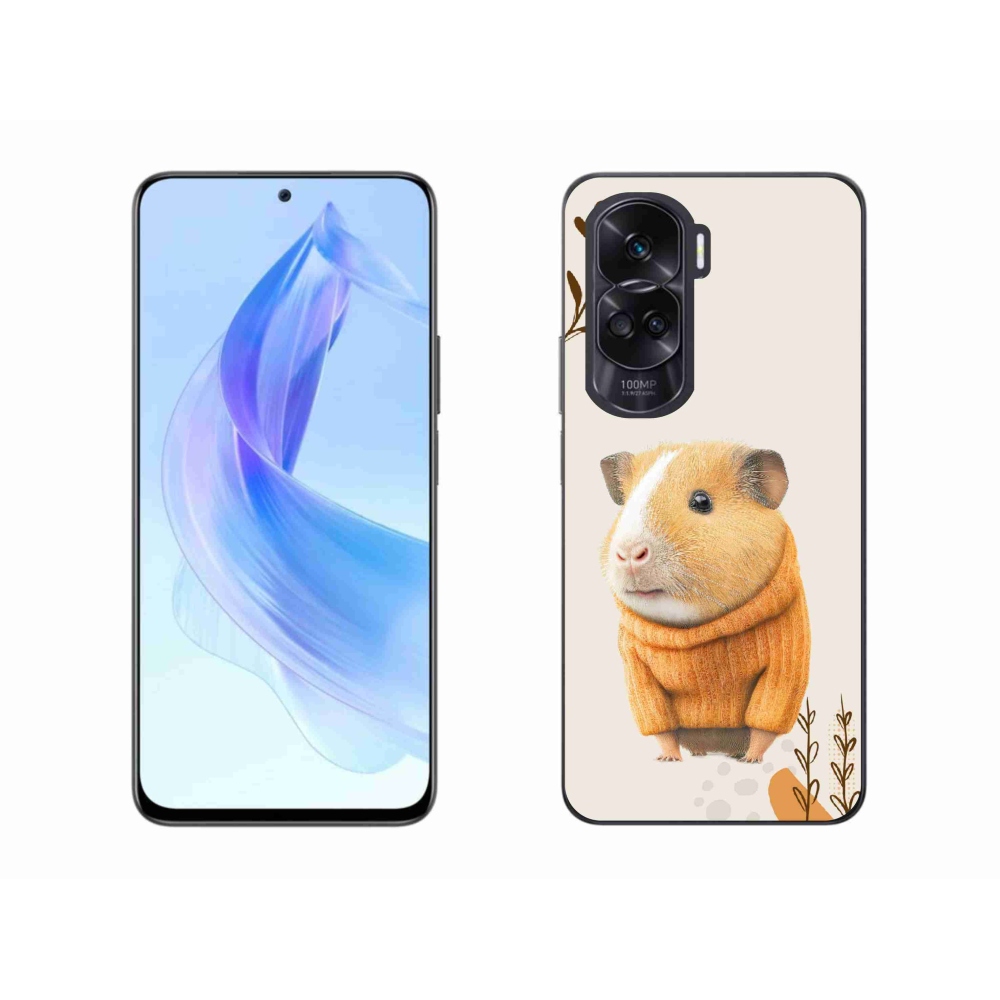 Zselés borítás mmCase a Honor 90 Lite-hoz - tengerimalac pulóverben