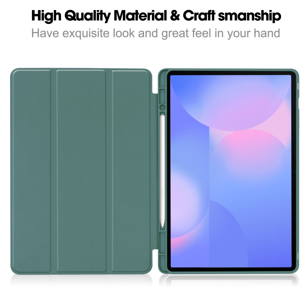 tokok intelligens záró tok Samsung Galaxy Tab S10 FE+ - sötétzöld