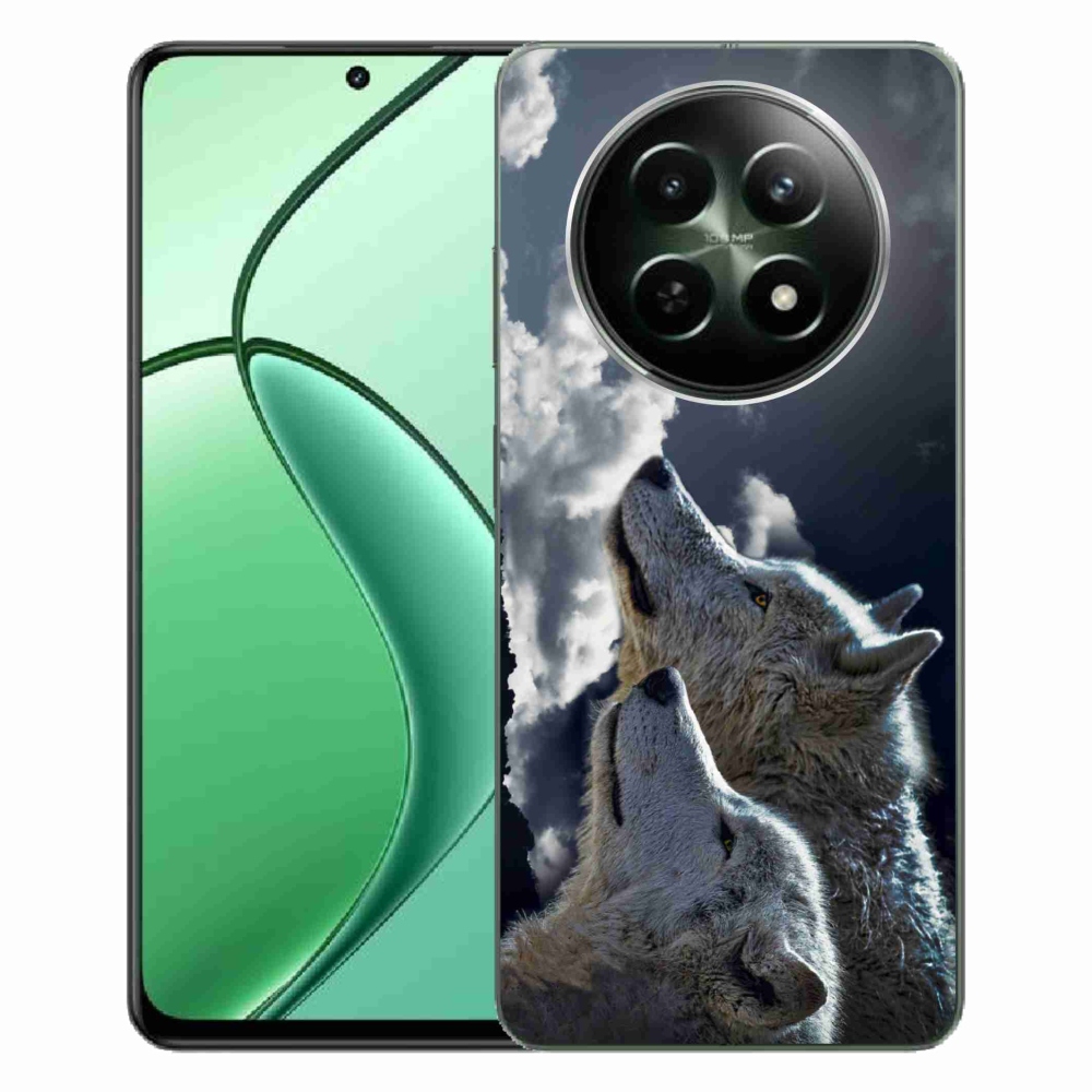 Gél borítás mmCase a Realme 12 5G/12x 5G - farkasok számára