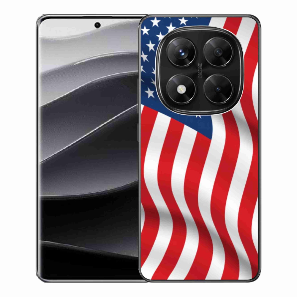 Gél borítás mmCase a Xiaomi Redmi Note 14 Pro 5G/Poco X7 5G - amerikai zászlóhoz