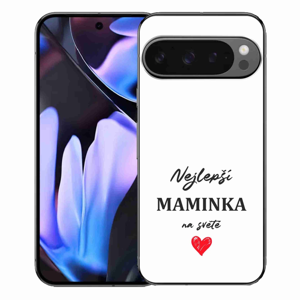 Gél borítás mmCase a Google Pixel 9 Pro XL számára - Best Mom 1 fehér háttér