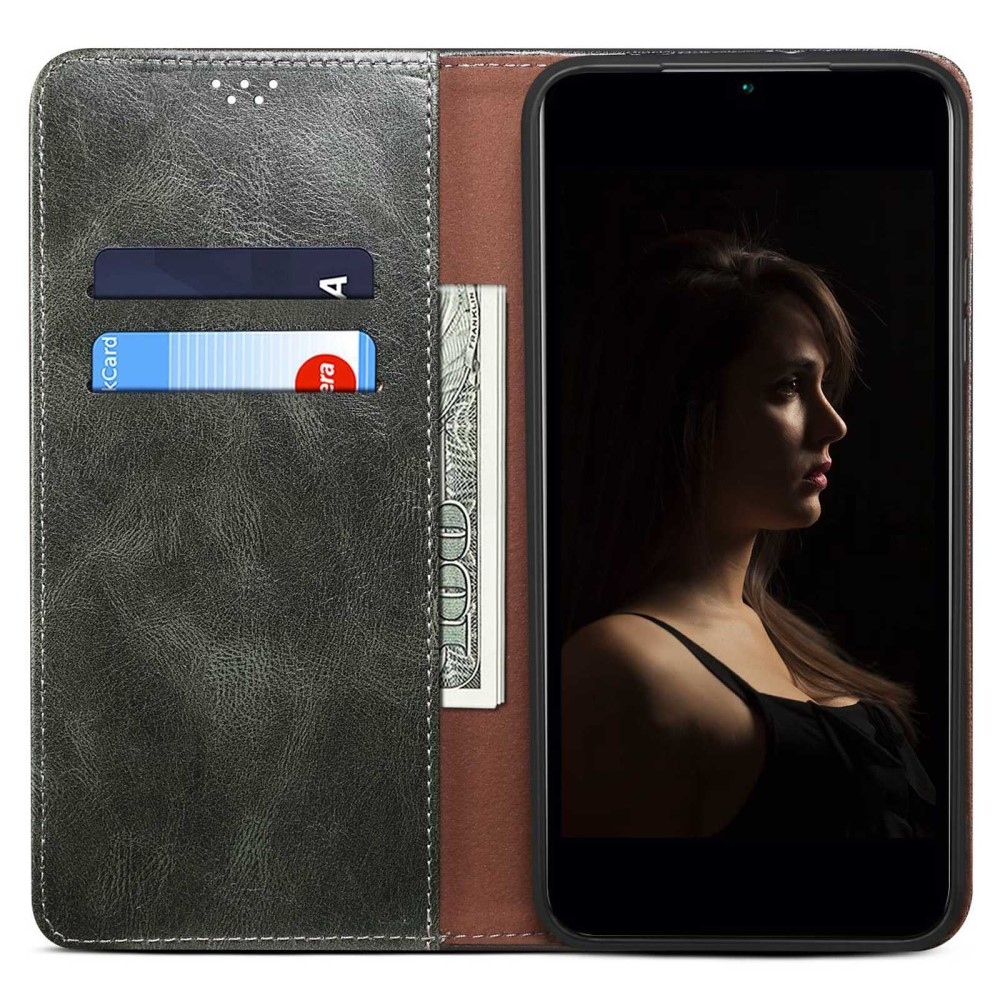 Viaszos könyvtáska Xiaomi 15 Ultra - zöld