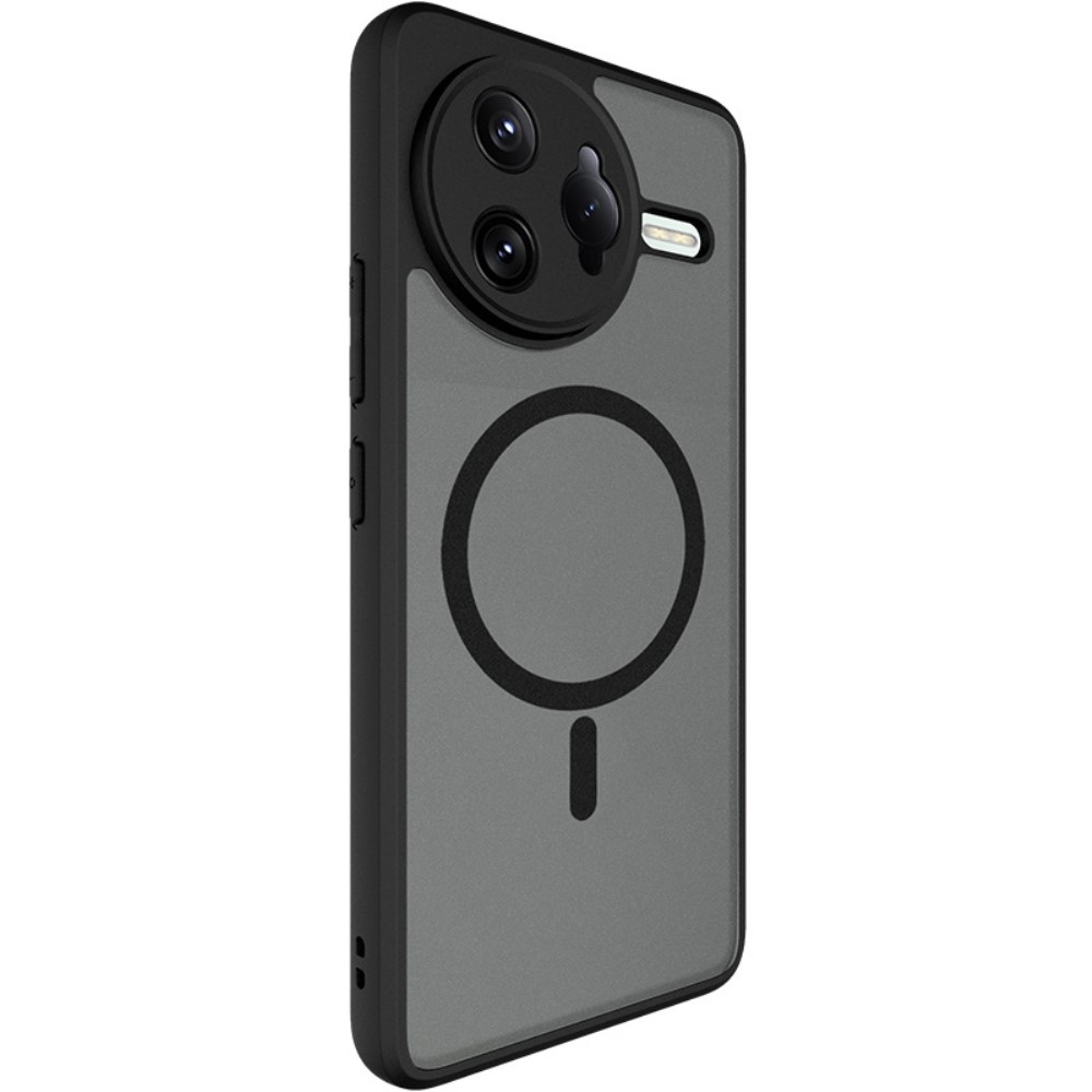 Matt zselés tok MagSafe tokkal a Xiaomi Poco F7 Ultra 5G-re - fekete