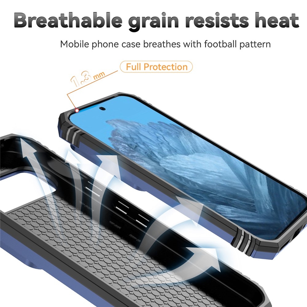Csúszásálló borítás a Google Pixel 10 Pro/Pixel 10/9 Pro/9 készülékhez - kék