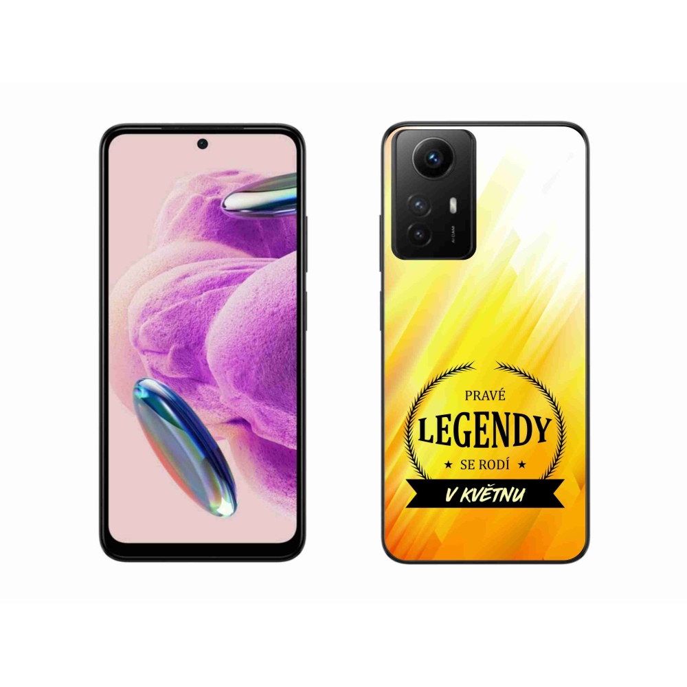 Gél borítás mmCase a Xiaomi Redmi Note 12S-hez - Legendák májusban sárga háttérrel
