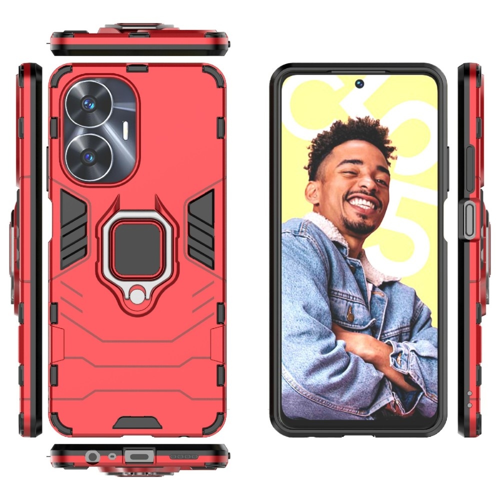 Guardy tartós borító a Realme C55 készülékhez - piros