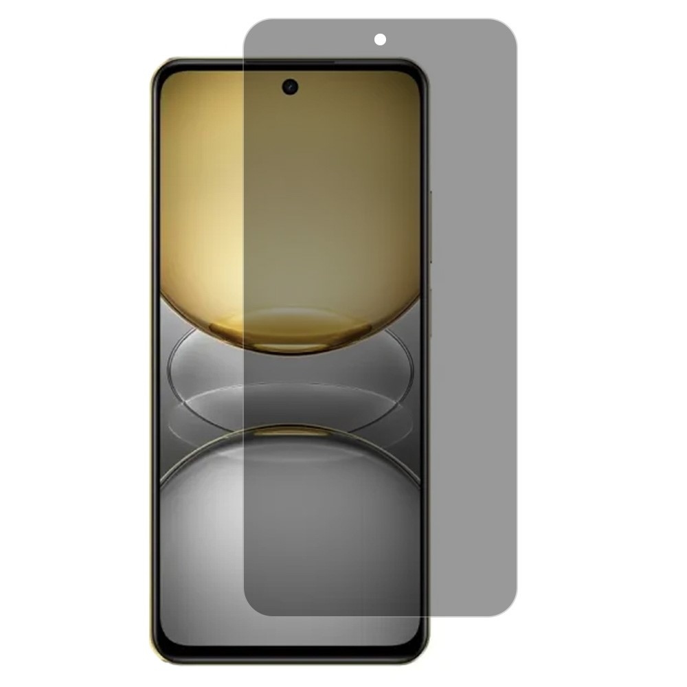 Kémelhárítás elleni teljes képernyő edzett üveg a Realme 14x 5G-nél