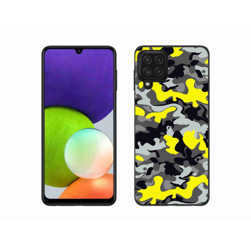 Zselés borítás mmCase Samsung Galaxy A22 4G - terepszínű minta 6