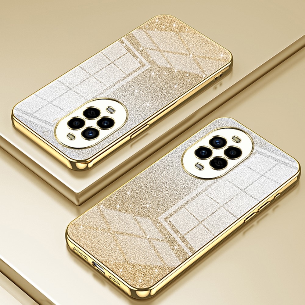 Vágott zselés csillogó tok a Huawei Nova 13 Pro 5G számára - arany színben