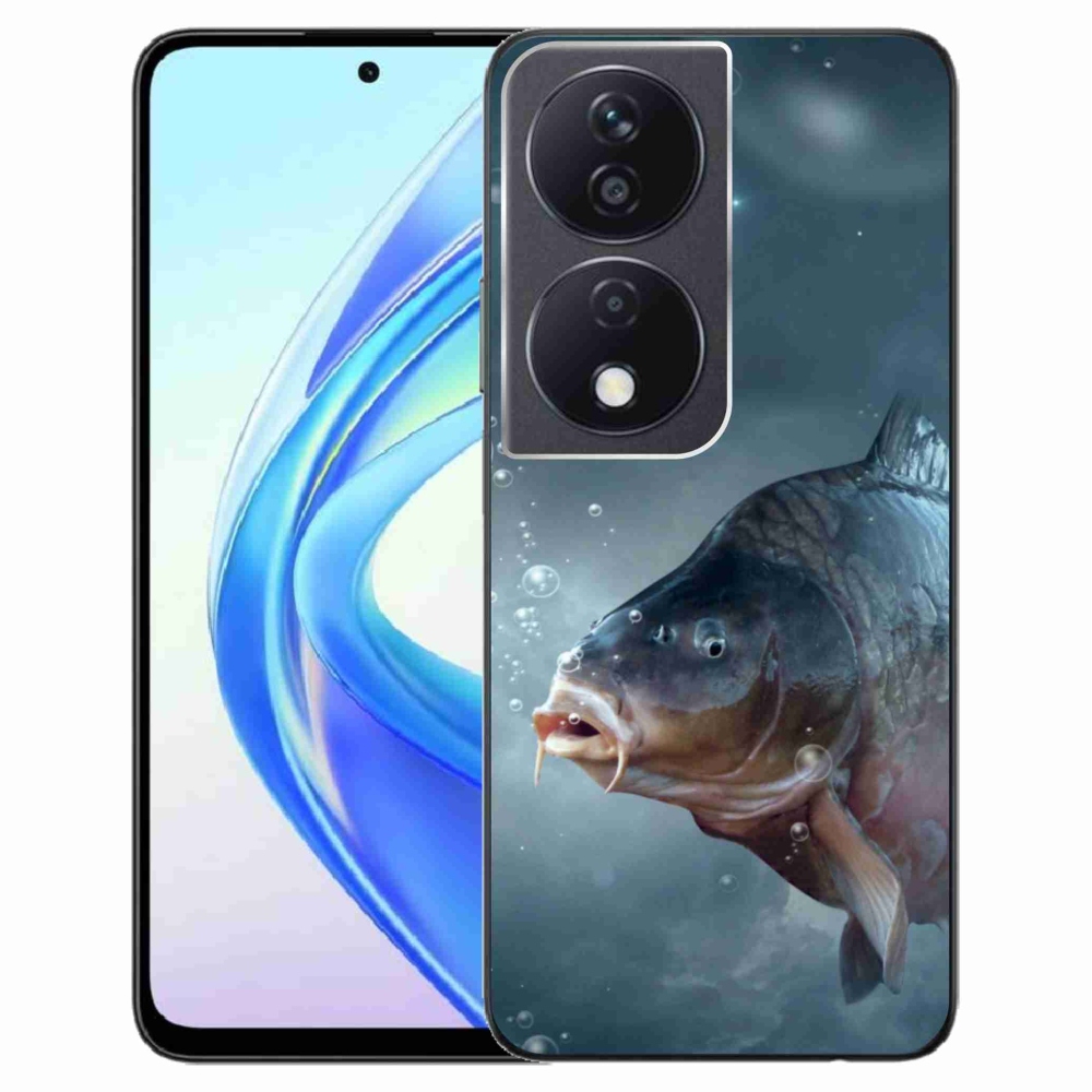Zselés borítás mmCase a Honor X7b/Honor 90 Smart készülékhez - ponty és buborékok