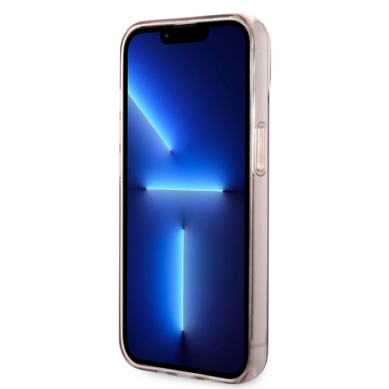 Karl Lagerfeld IML Choupette NFT hátlap az iPhone 14 Plus rózsaszínű modellhez