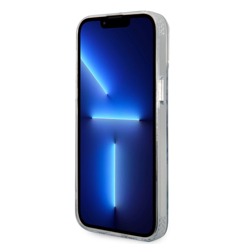Karl Lagerfeld IML Karl és Choupette NFT MagSafe hátlap az iPhone 13 Pro Max átlátszó hátlapjához