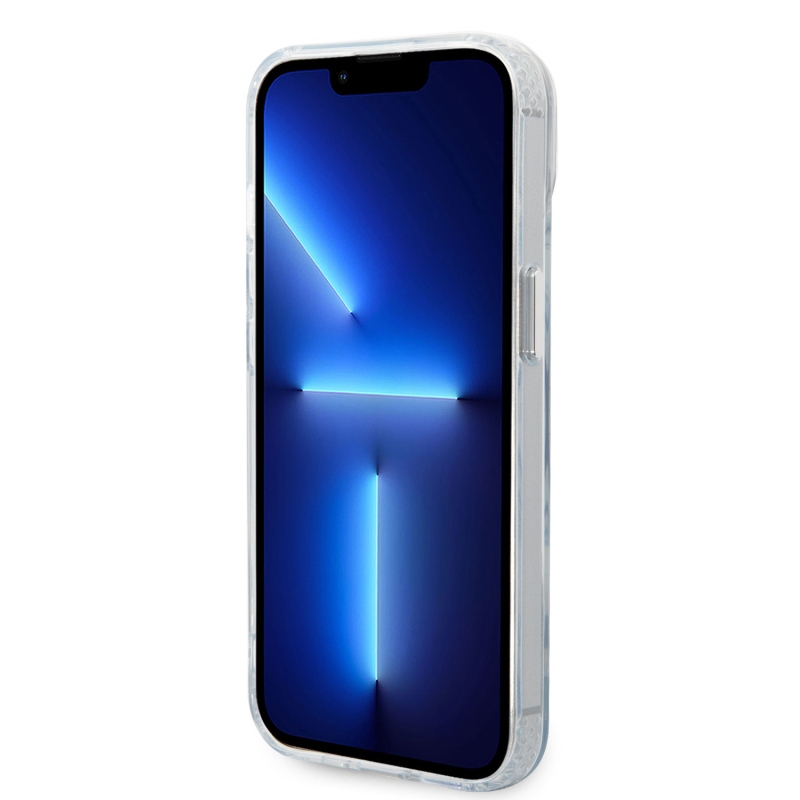 Karl Lagerfeld IML Karl és Choupette NFT MagSafe hátlap iPhone 15 készülékhez - átlátszó