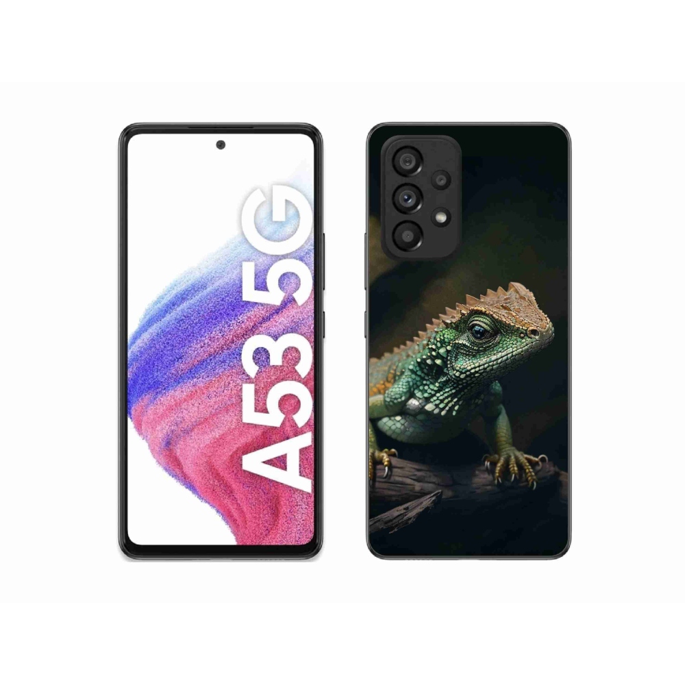 Zselés borítás mmCase Samsung Galaxy A53 5G - gyík