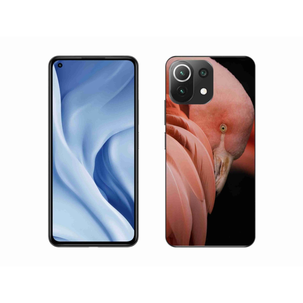 Gél borítás mmCase a Xiaomi 11 Lite 5G NE számára - flamingó 3