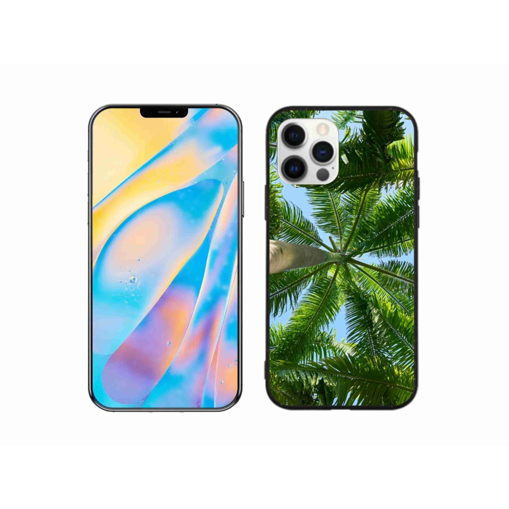 Gél borítás mmCase iPhone 12 készülékhez - pálmafa