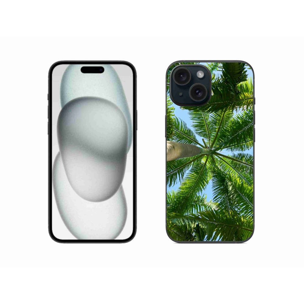 Gél borítás mmCase iPhone 15 készülékhez - pálmafa