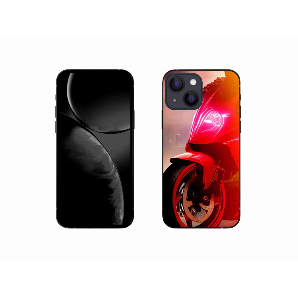 Zselés borítás mmCase iPhone 13 mini készülékhez - motorbicikli