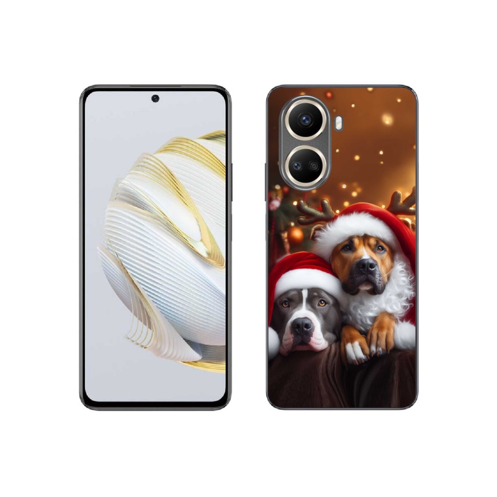 Gél borítás mmCase a Huawei Nova 10 SE-hez - Karácsonyi kutyák