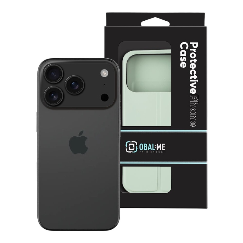 PACK:ME SmoothTouch tok Apple iPhone 17 Pro készülékhez Mentazöld