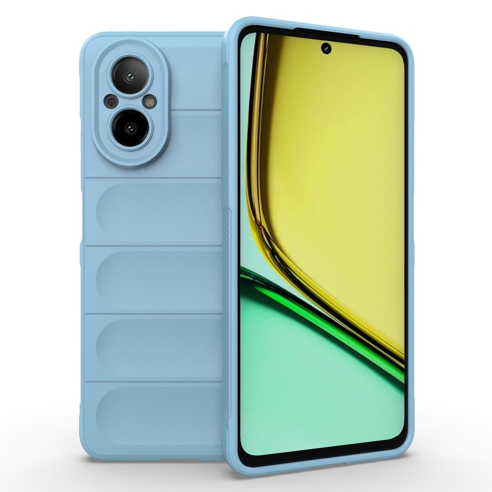 Rugg tartós zselés mobiltelefon borító Realme C67 - világoskék