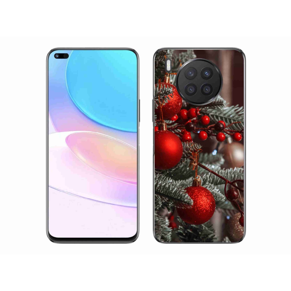 Gél borító mmCase a Huawei Nova 8i számára - karácsonyi dekorációk 2