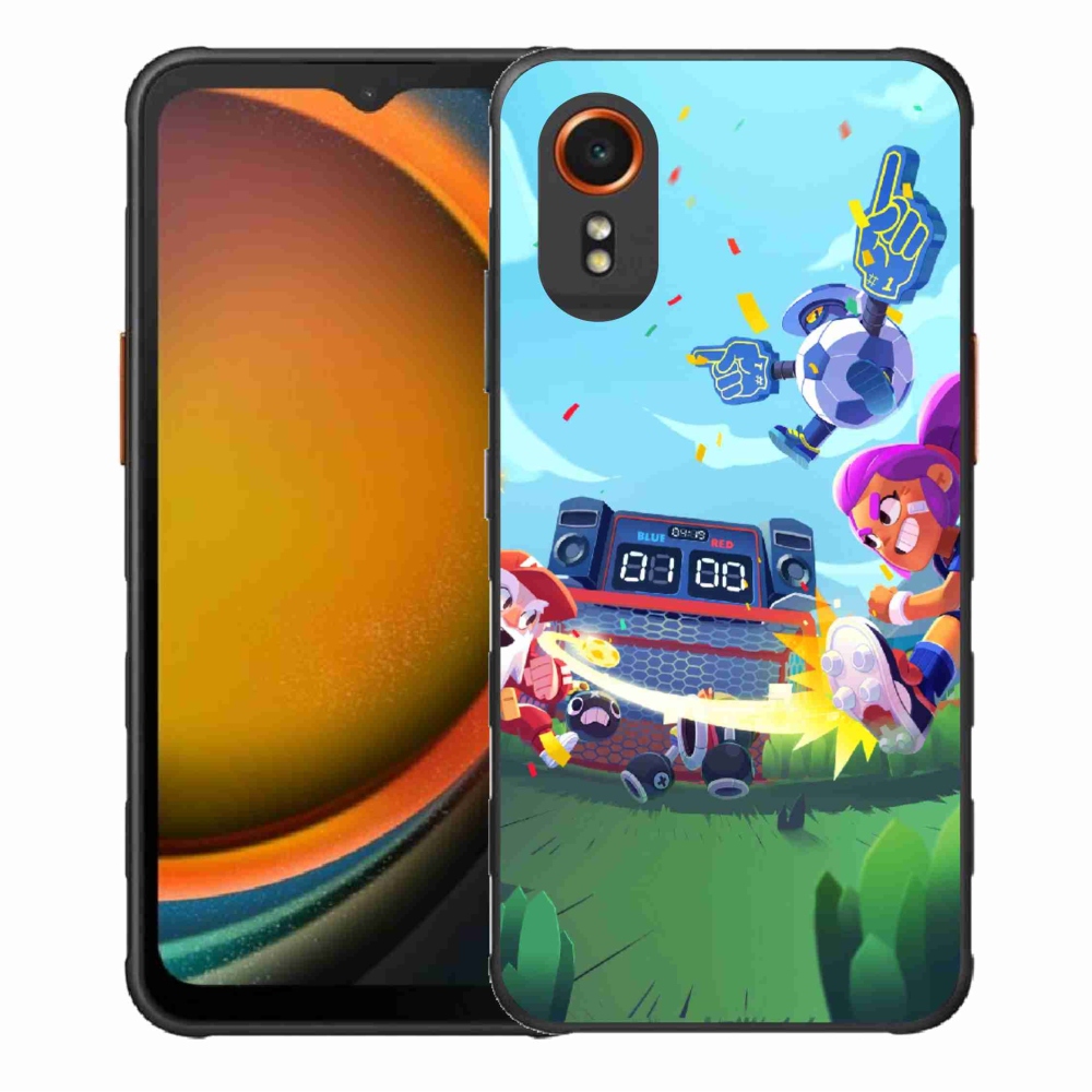 Gél borítás mmCase Samsung Galaxy Xcover 7 - verekedés csillagok 1