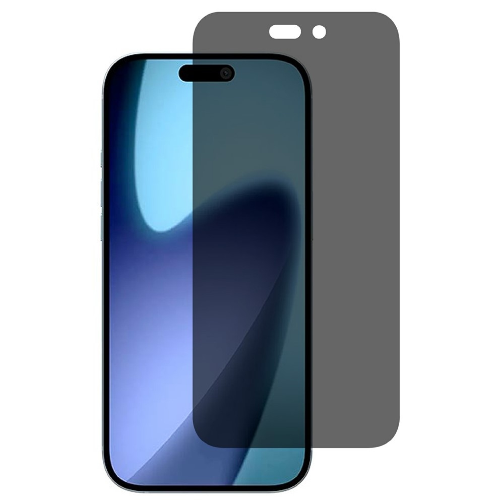 Anti Spy teljes képernyő üveg iPhone 17 Pro számára