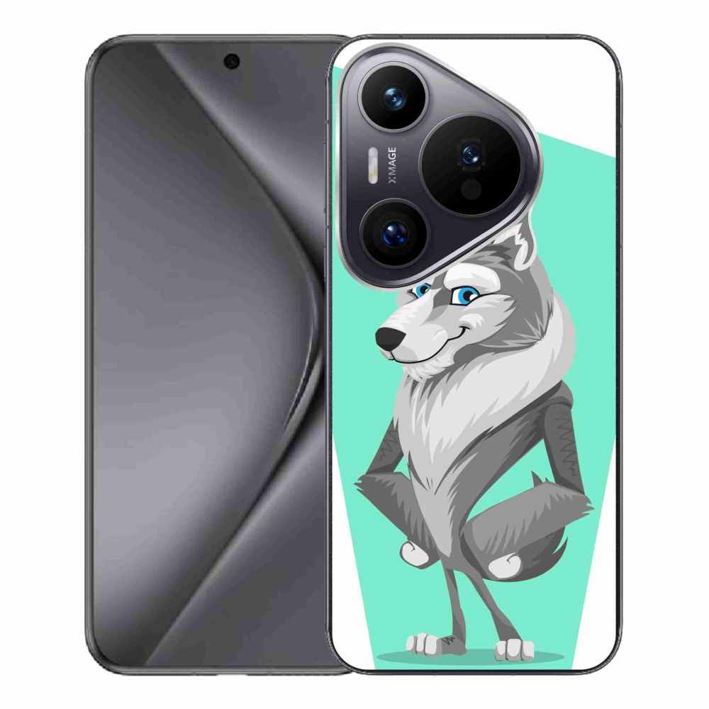 Zselés borítás mmCase a Huawei Pura 70 Pro készülékhez - rajzfilmfarkas