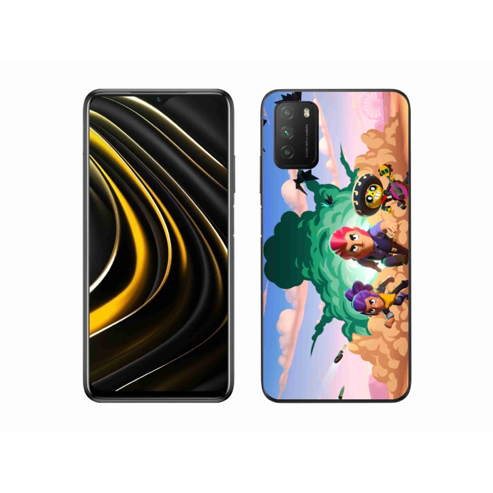 Gél borítás mmCase a Xiaomi Poco M3-hoz - verekedés csillagok
