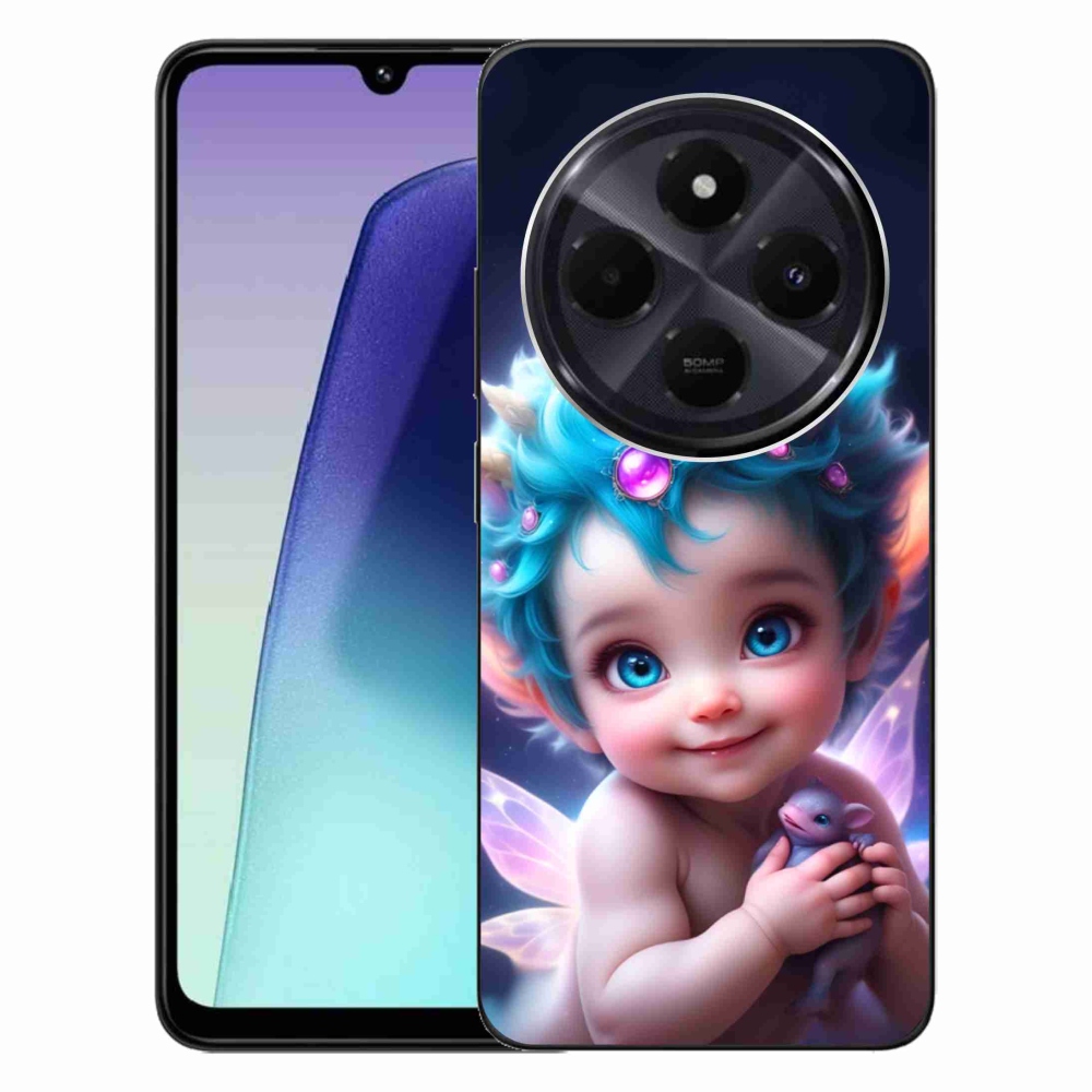 Gél borítás mmCase a Xiaomi Redmi 14C/Poco C75-hez - baba pillangószárnyakkal