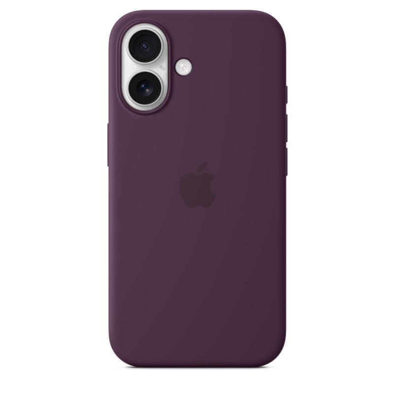 MYY43ZM/A Apple szilikon borítás, beleértve a. Magsafe iPhone 16-hoz Plum