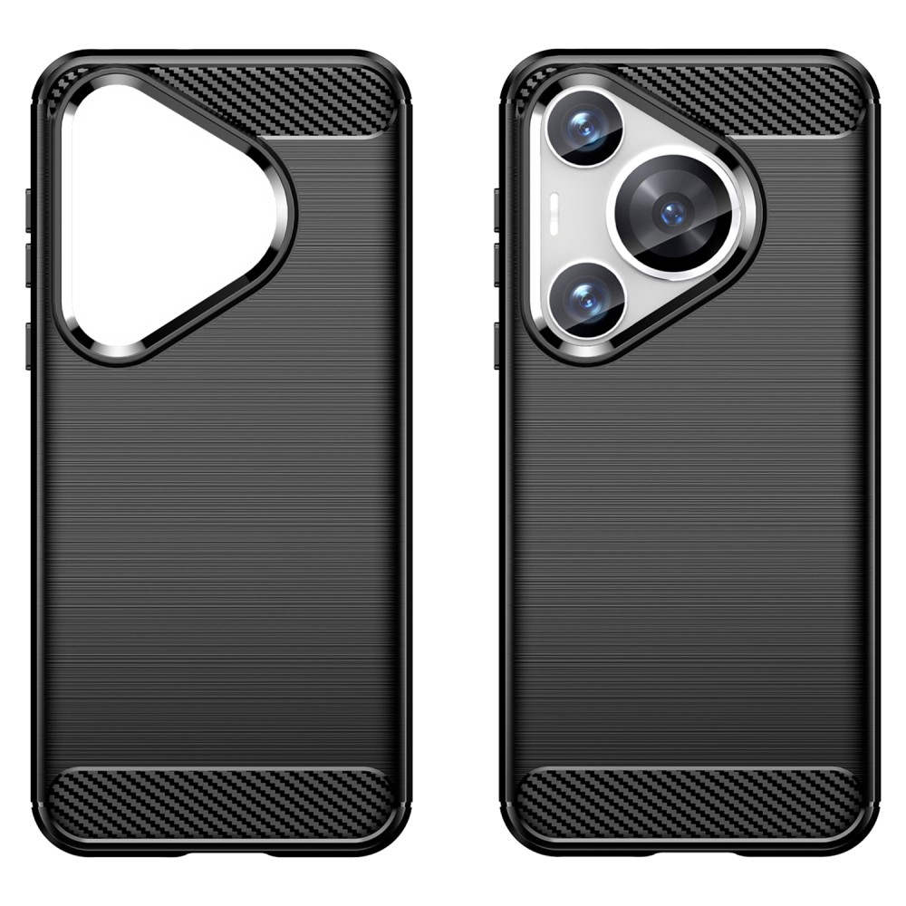 Szénálló zselés tok a Huawei Pura 70 Pro készülékhez - fekete