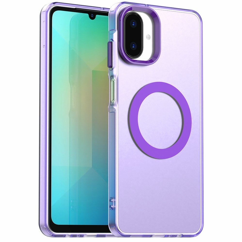 Candy zselés tok MagSafe Samsung Galaxy A07 4G - lila