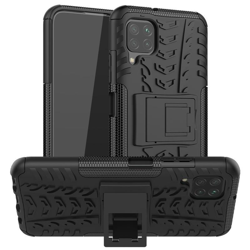 Kick tartós hibrid borítás a Huawei P40 Lite készülékhez - fekete
