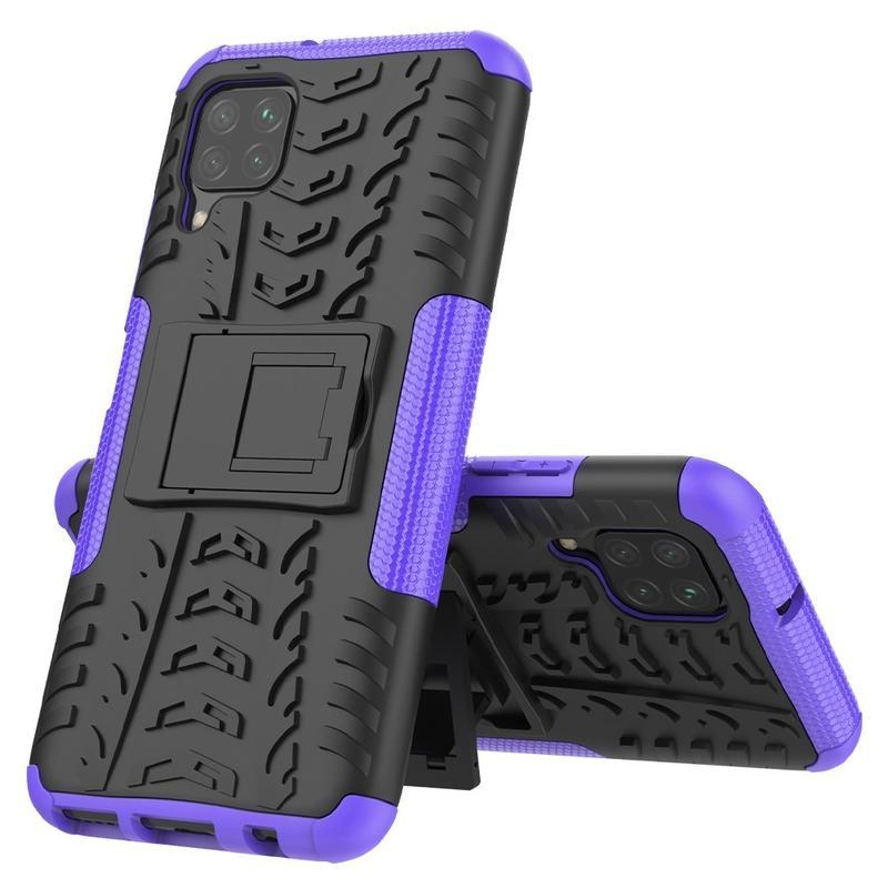Kick tartós hibrid borítás a Huawei P40 Lite készülékhez - lila