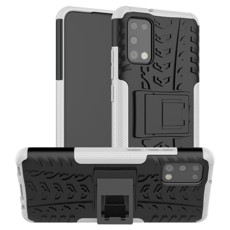 Rúgásálló hibrid borítás Samsung Galaxy A02s (164.2x75.9x9.1mm) - fehér
