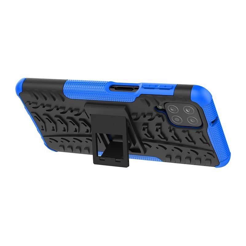 Kick tartós hibrid borítás Samsung Galaxy A12/M12 készülékhez - kék