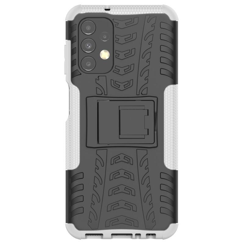 Kick tartós hibrid borítás Samsung Galaxy A13 4G készülékhez - fehér